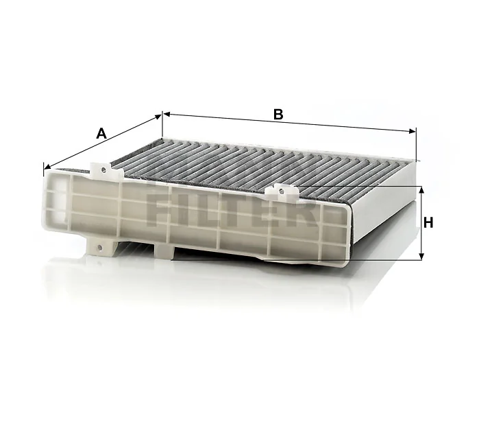 Mann-Filter - CUK 2230/1 - Innenraumfilterelement (Aktivkohle)