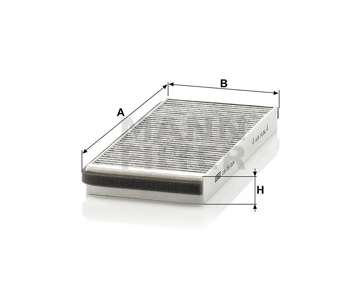 Mann-Filter - CUK 23 004-2 - Innenraumfilterelement (Aktivkohle)