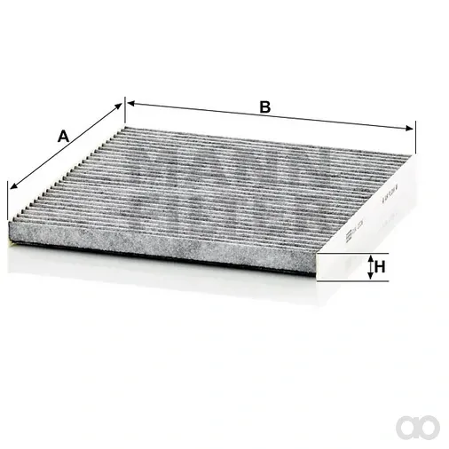 Mann-Filter - CUK 2336 - Innenraumfilterelement (Aktivkohle)