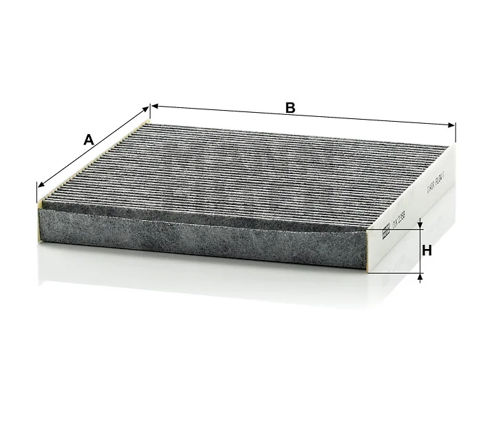 Mann-Filter - CUK 2358 - Innenraumfilterelement (Aktivkohle)