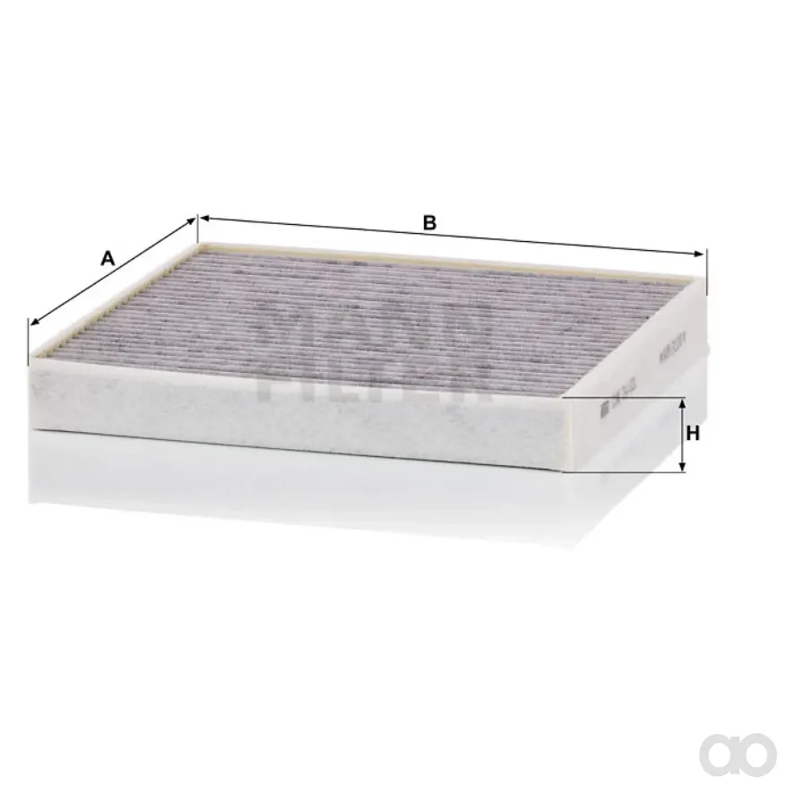 Mann-Filter - CUK 24 021 - Innenraumfilterelement (Aktivkohle)