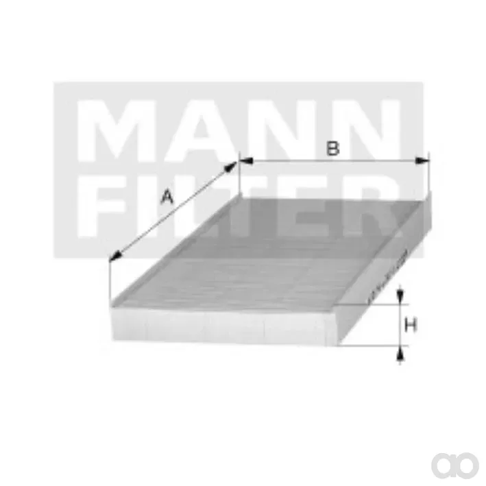 Mann-Filter - CUK 24 026 - Innenraumfilterelement (Aktivkohle)