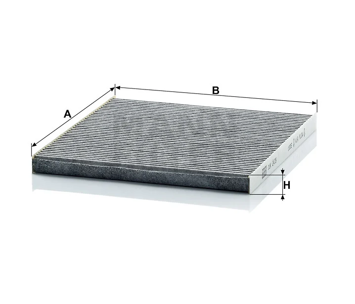 Mann-Filter - CUK 2435 - Innenraumfilterelement (Aktivkohle)