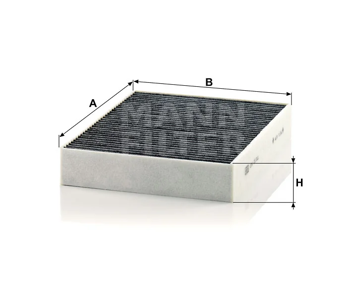 Mann-Filter - CUK 25 001 - Innenraumfilterelement (Aktivkohle)