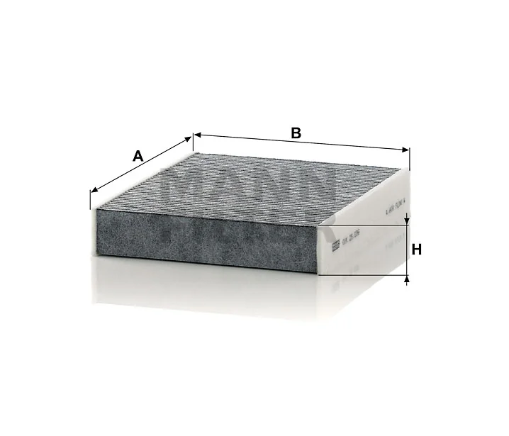 Mann-Filter - CUK 25 006 - Innenraumfilterelement (Aktivkohle)
