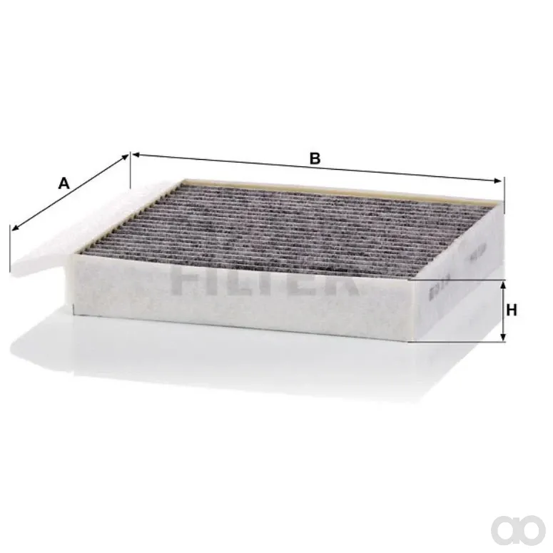 Mann-Filter - CUK 25 034-2 - Innenraumfilterelement (Aktivkohle)