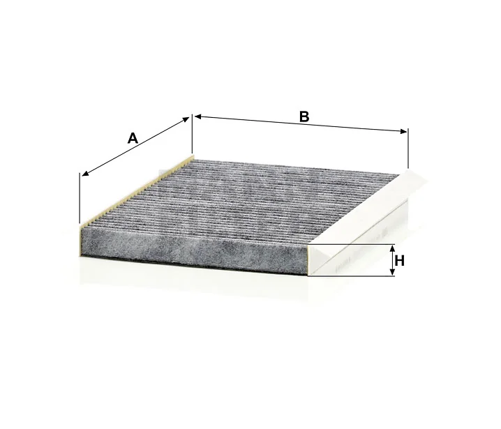 Mann-Filter - CUK 2532 - Innenraumfilterelement (Aktivkohle)