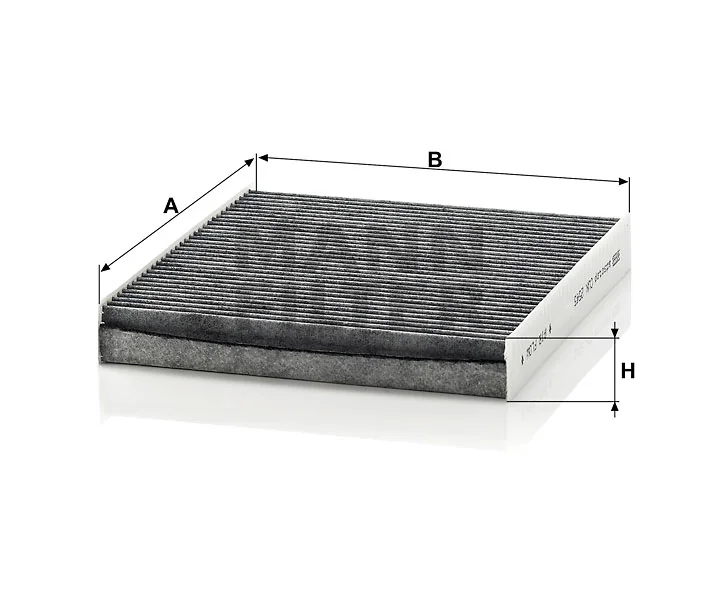 Mann-Filter - CUK 2545 - Innenraumfilterelement (Aktivkohle)