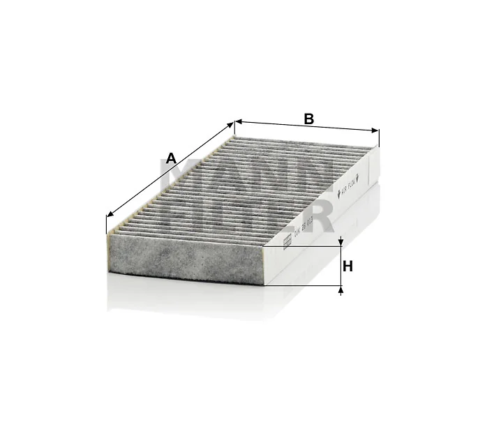 Mann-Filter - CUK 26 013-2 - Innenraumfilterelement (Aktivkohle)