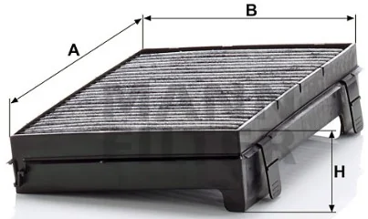 Mann-Filter - CUK 26 018 - Innenraumfilterelement (Aktivkohle)
