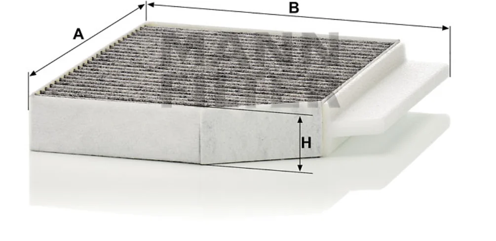 Mann-Filter - CUK 26 023 - Innenraumfilterelement (Aktivkohle)