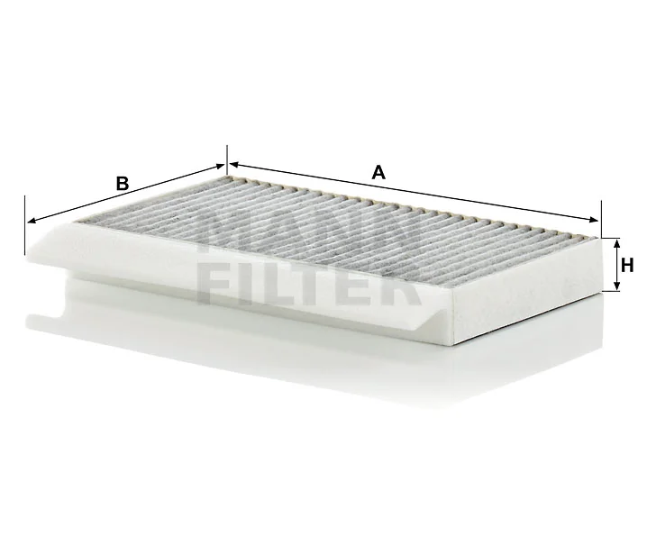 Mann-Filter - CUK 27 021-2 - Innenraumfilterelement (Aktivkohle)