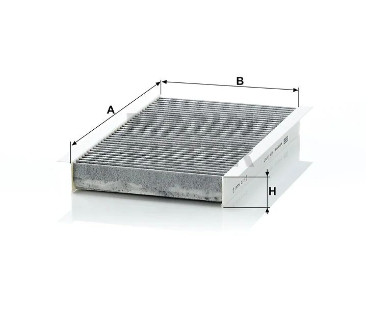 Mann-Filter - CUK 2747 - Innenraumfilterelement (Aktivkohle)