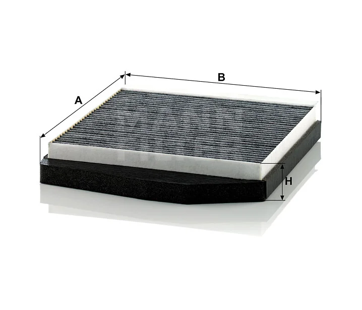 Mann-Filter - CUK 2855/1 - Innenraumfilterelement (Aktivkohle)