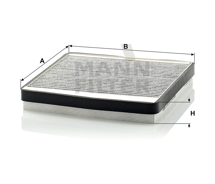 Mann-Filter - CUK 2855 - Innenraumfilterelement (Aktivkohle)
