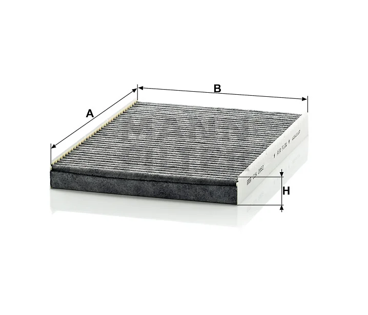 Mann-Filter - CUK 2862 - Innenraumfilterelement (Aktivkohle)