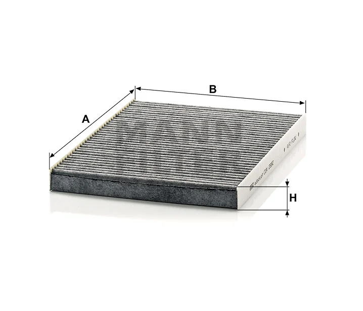 Mann-Filter - CUK 2882 - Innenraumfilterelement (Aktivkohle)