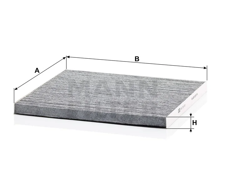 Mann-Filter - CUK 29 001 - Innenraumfilterelement (Aktivkohle)
