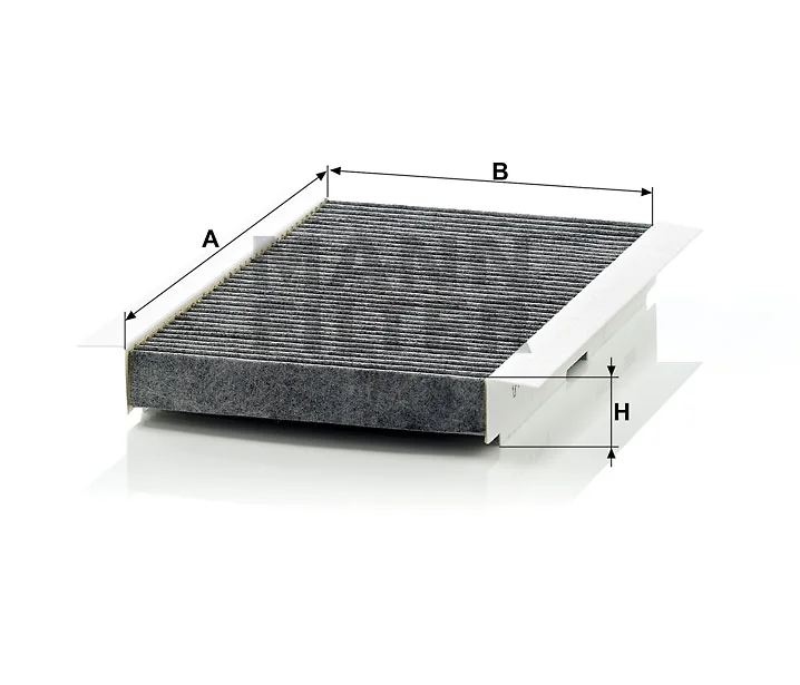 Mann-Filter - CUK 2940 - Innenraumfilterelement (Aktivkohle)
