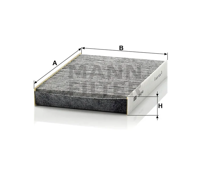 Mann-Filter - CUK 2945 - Innenraumfilterelement (Aktivkohle)