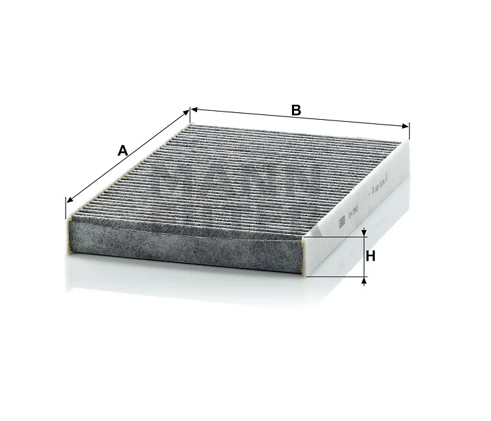 Mann-Filter - CUK 2952 - Innenraumfilterelement (Aktivkohle)