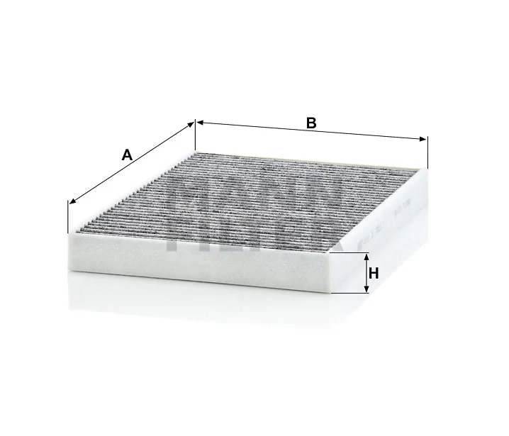 Mann-Filter - CUK 31 003 - Innenraumfilterelement (Aktivkohle)