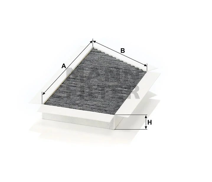 Mann-Filter - CUK 3448 - Innenraumfilterelement (Aktivkohle)