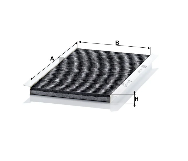 Mann-Filter - CUK 3455 - Innenraumfilterelement (Aktivkohle)
