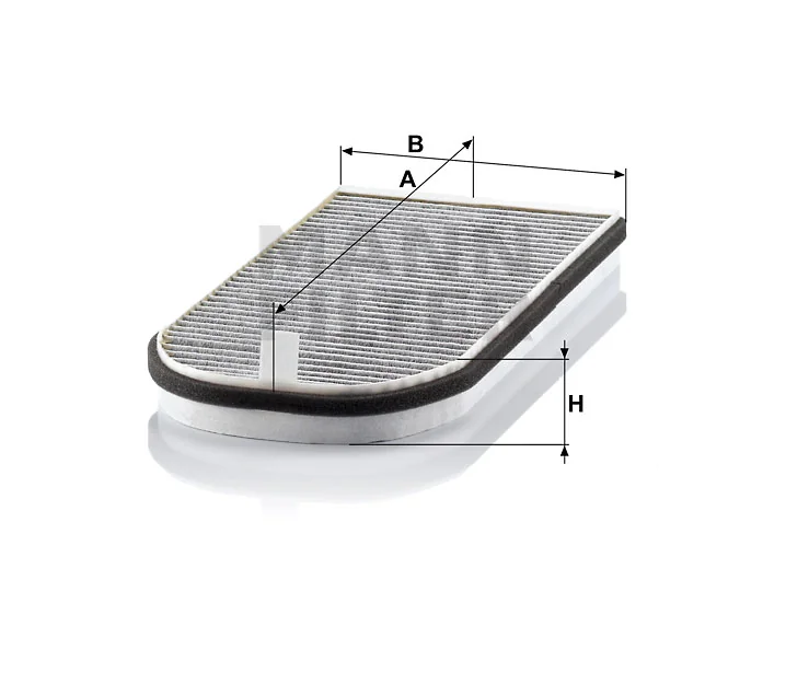 Mann-Filter - CUK 3642-2 - Innenraumfilterelement (Aktivkohle)