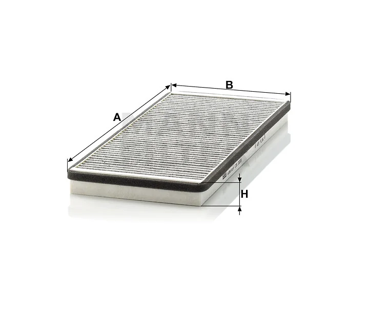 Mann-Filter - CUK 3858 - Innenraumfilterelement (Aktivkohle)