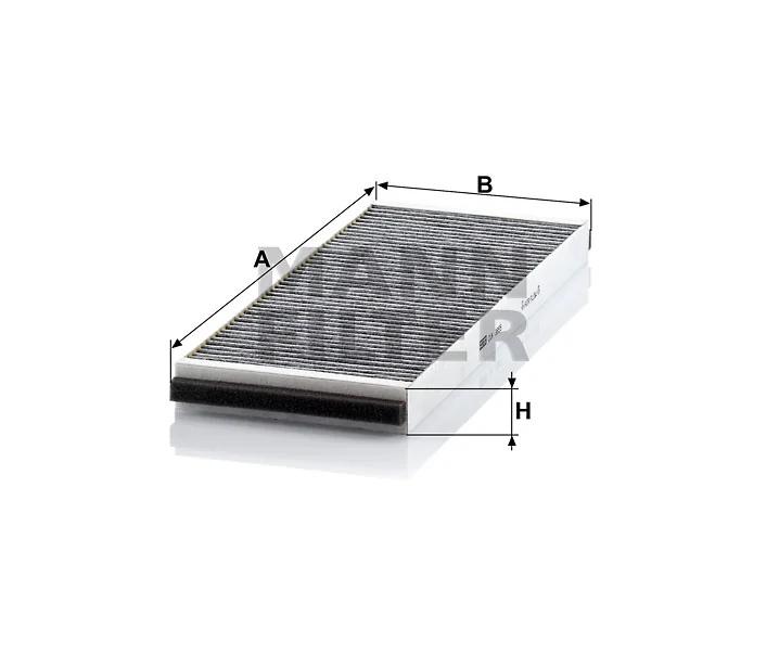 Mann-Filter - CUK 3955 - Innenraumfilterelement (Aktivkohle)