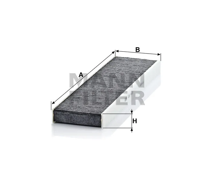 Mann-Filter - CUK 4436 - Innenraumfilterelement (Aktivkohle)