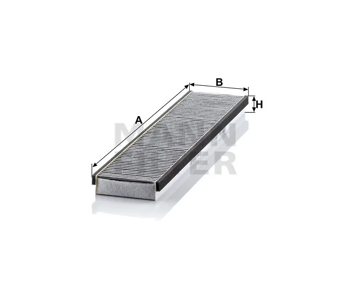Mann-Filter - CUK 5257 - Innenraumfilterelement (Aktivkohle)