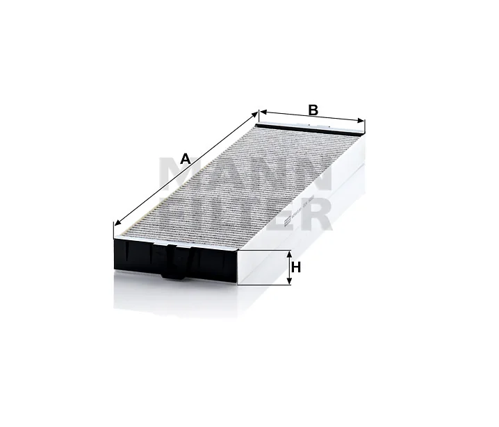 Mann-Filter - CUK 5258 - Innenraumfilterelement (Aktivkohle)
