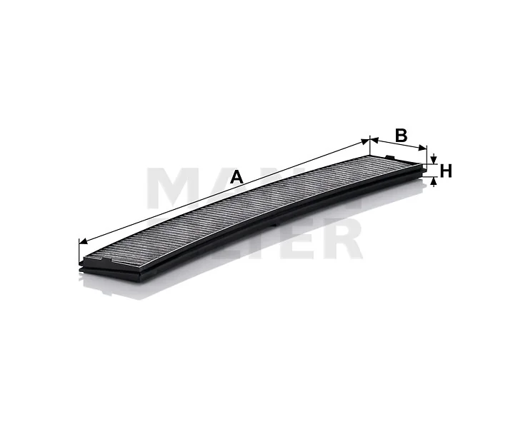 Mann-Filter - CUK 6724 - Innenraumfilterelement (Aktivkohle)