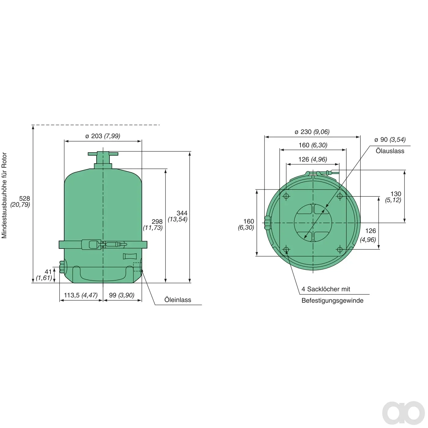 Mann-Filter - FM 200-21 - Zentrifuge (Ölreiniger)