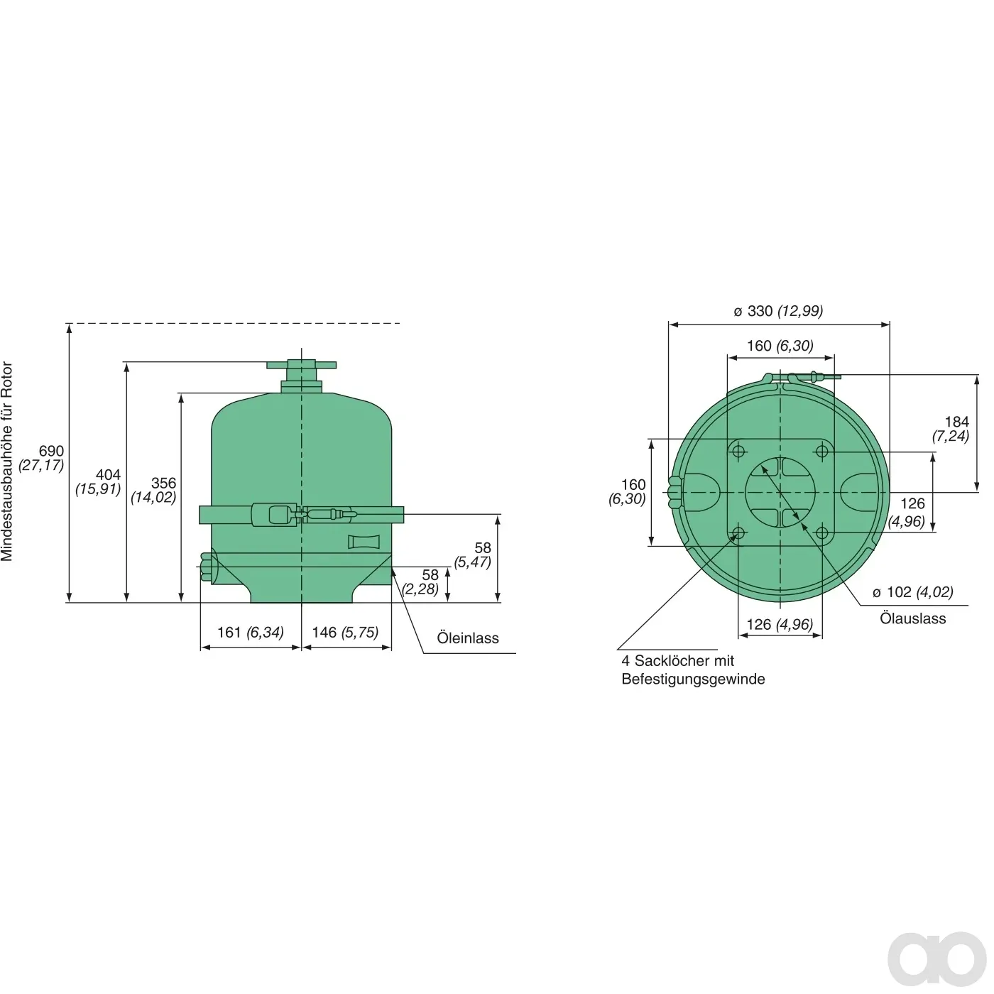 Mann-Filter - FM 400-23 - Zentrifuge (Ölreiniger)