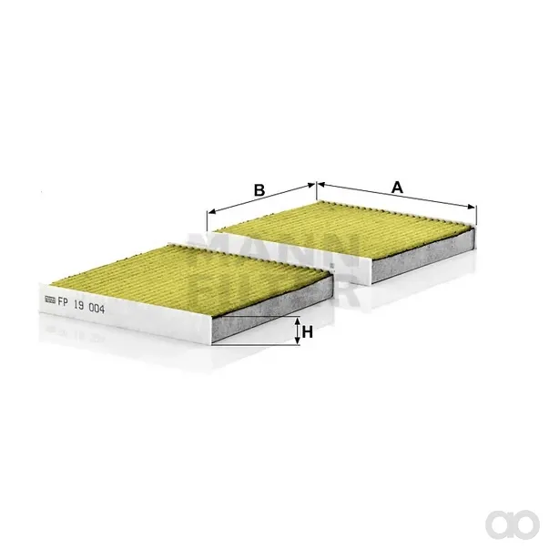 Mann-Filter - FP 19 004 - Innenraumfilterelement (FreciousPlus)