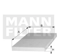 Mann-Filter - FP 22 032 - Innenraumfilterelement (FreciousPlus)