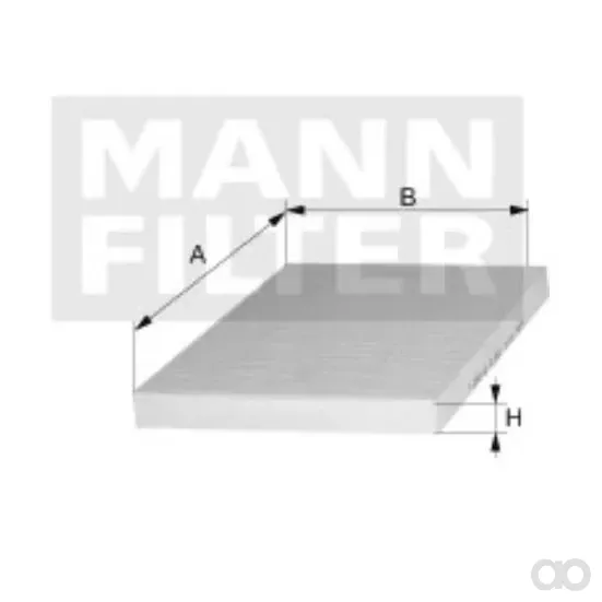Mann-Filter - FP 23 024 - Innenraumfilterelement (FreciousPlus)