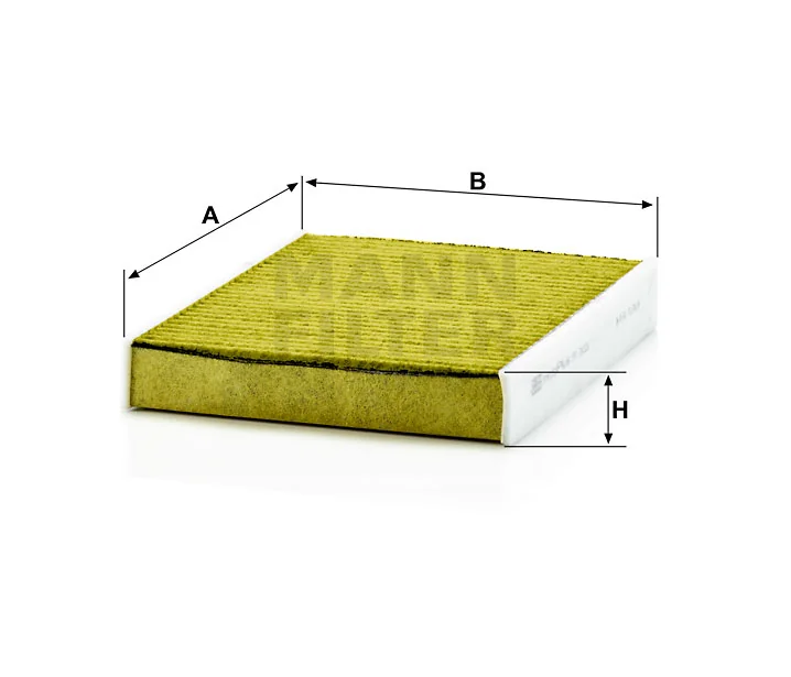 Mann-Filter - FP 2433 - Innenraumfilterelement (FreciousPlus)