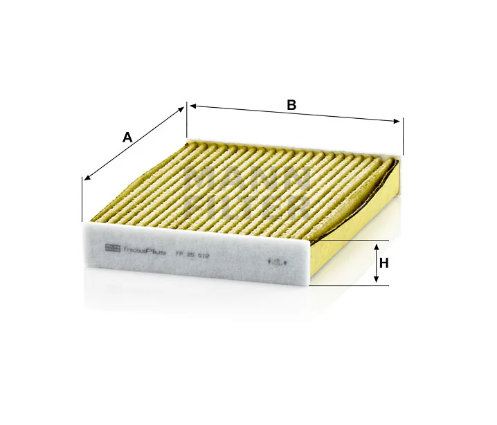 Mann-Filter - FP 25 012 - Innenraumfilterelement (FreciousPlus)