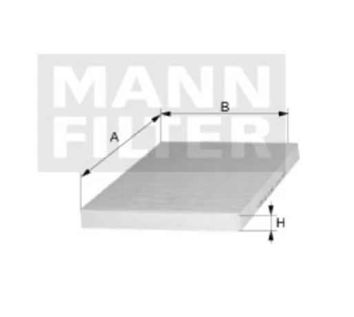 Mann-Filter - FP 2743 - Innenraumfilterelement (FreciousPlus)