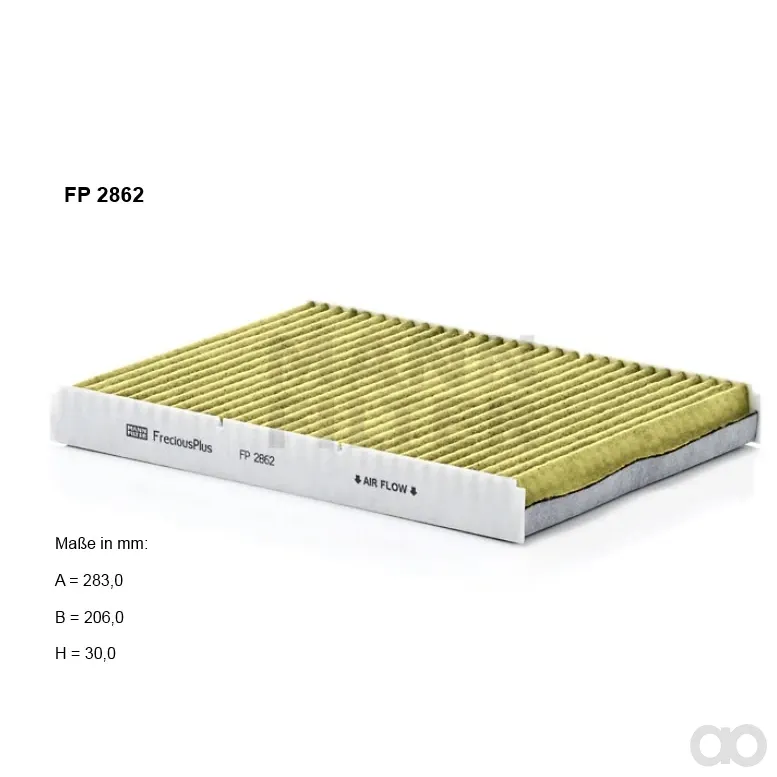 Mann-Filter - FP 2862 - Innenraumfilterelement (FreciousPlus)