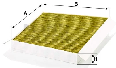 Mann-Filter - FP 3461/1 - Innenraumfilterelement (FreciousPlus)