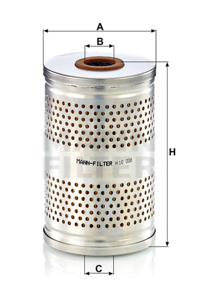 Mann-Filter - H 10 008 x - Flüssigkeitsfilterelement