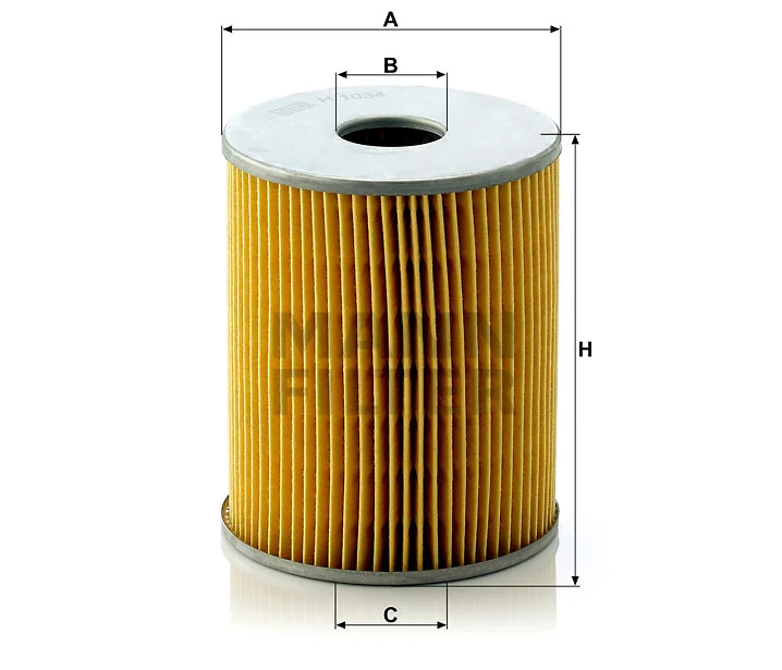 Mann-Filter - H 1034 - Flüssigkeitsfilterelement