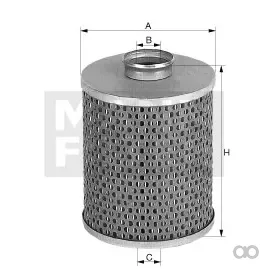 Mann-Filter - H 15 135 n - Flüssigkeitsfilterelement