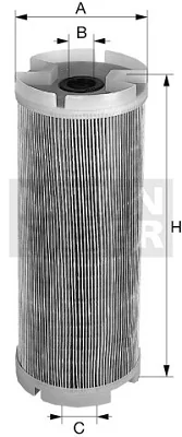 Mann-Filter - H 15 475/1 - Flüssigkeitsfilterelement (metallfrei)