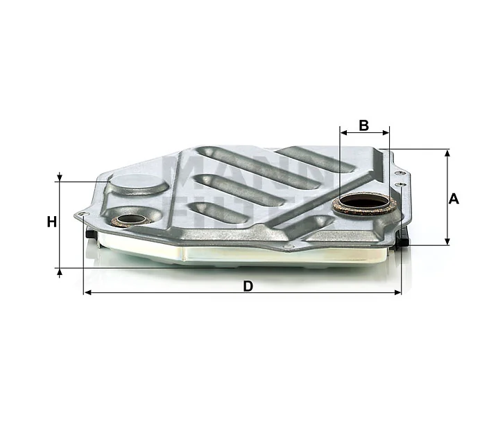 Mann-Filter - H 1914/2 - Oelfilterelement / Flachfilter
